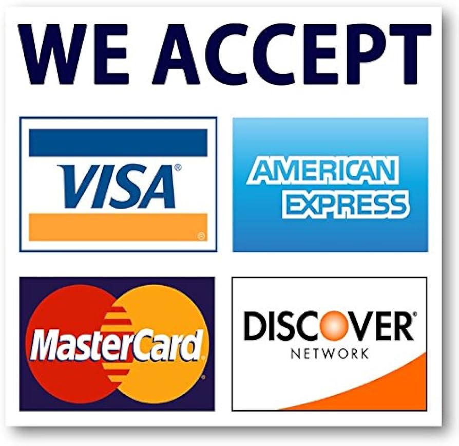 Accepted payment methods